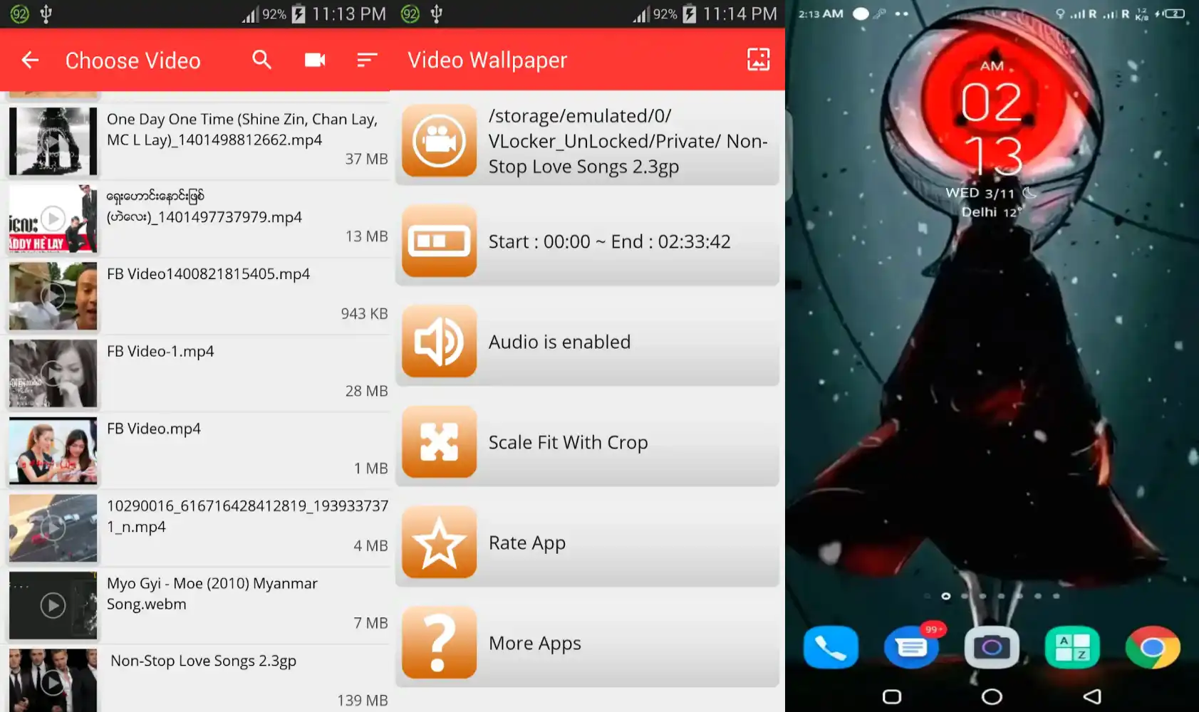 Video Live Wallpaper 1 Video Live Wallpaper