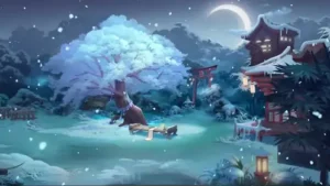 Moonlight Courtyard Skin Live Wallpaper