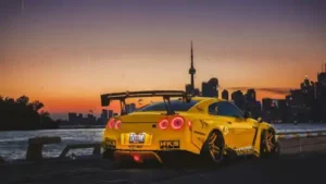Yellow Nissan Gtr Live Wallpaper