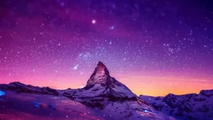 Fantasy Winter Mountain Live Wallpaper