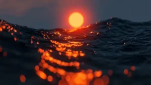 Slow Sunset Ocean Live Wallpaper
