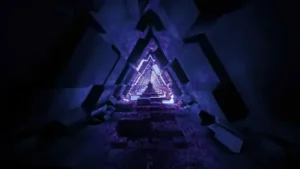 Blinking Space Tunnel Animated Wallpaper