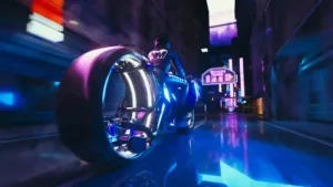 Cyberpunk CyberBike Tron Live Wallpaper