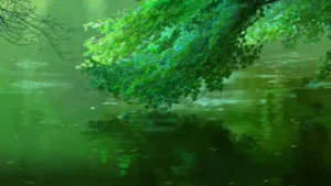 4K Garden of Words Animated Wallpaper