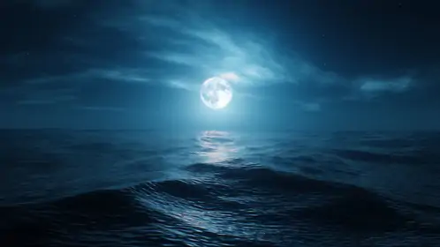 4K Ocean And Full Moon Ambience Live Wallpaper 20 4K Ocean And Full Moon Ambience Live Wallpaper
