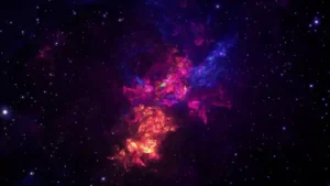 4K Red Space Animated Wallpaper