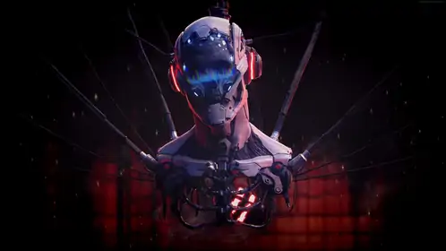 4K Skull Cyberpunk Game Live Wallpaper 1 4K Skull Cyberpunk Game Live Wallpaper